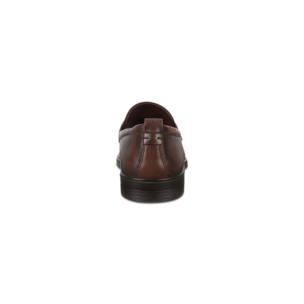 ECCO Mens Loafers Brown - Melbourne Penny - DXW-604398